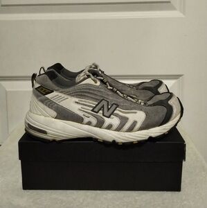 New Balance Women's Gray and White Athletic Sneakers